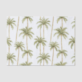 Papel De Seda Boda de Palmeras Tropicales