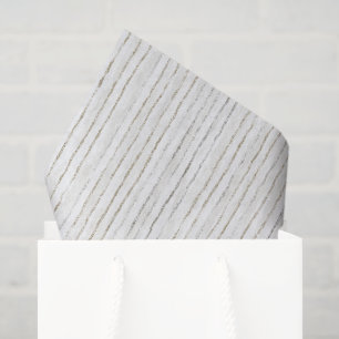 Papel De Seda Boda de rayas grises blancas