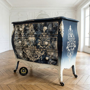 Papel De Seda Boda gótica floral ornamental vintage decoupage 