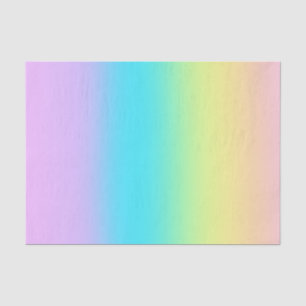 Papel De Seda Boda gradiente gradiente arcoiris pastel