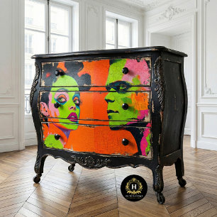 Papel De Seda Boda Novia de Frankenstein Decoupage 