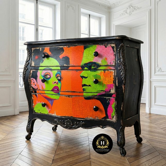 Papel De Seda Boda Novia de Frankenstein Decoupage  (Subido por el creador)