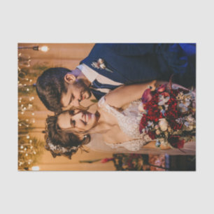 Papel De Seda Boda personalizada Añadir su propia foto