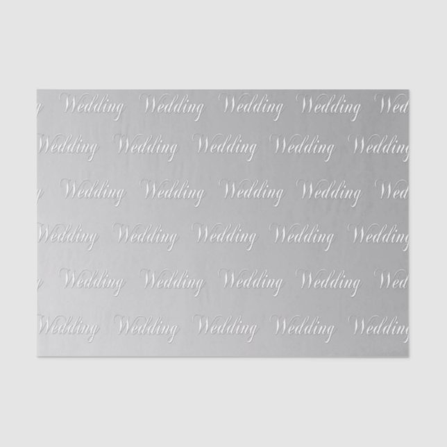 Papel De Seda Boda (plata) (Anverso)