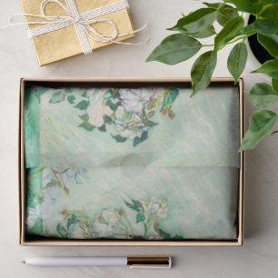Papel De Seda Bodegón Rosas en un jarrón de Vincent van Gogh