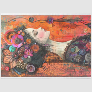 Papel De Seda Bohemia Tapiz Hippie Decoup