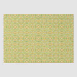 Papel De Seda Boho árabe elegante geométrico marroquí Yello verd