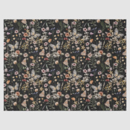 Papel de seda boho con flores silvestres para envo