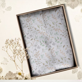Papel De Seda Boho Flor Silvestre