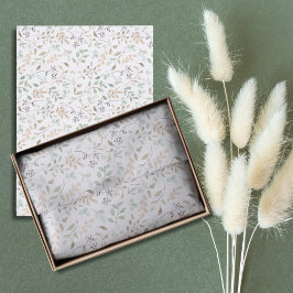 Papel De Seda Boho Flor Silvestre