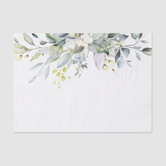Papel De Seda Boho Floral (Anverso)