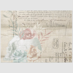 Papel De Seda Boho Floral Ephemera Design Series #6