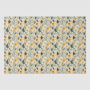 Papel De Seda Boho Floral Fantasy