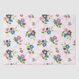 Papel De Seda Boho Flower Clusters