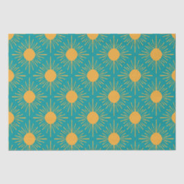 Papel De Seda Boho Ray de Sun Turquoise