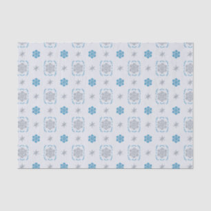 Papel De Seda Bokeh Hanukkah Deco Copos de nieve