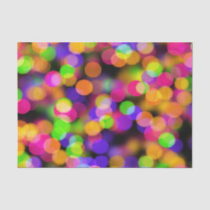Papel De Seda Bokeh Multicolor