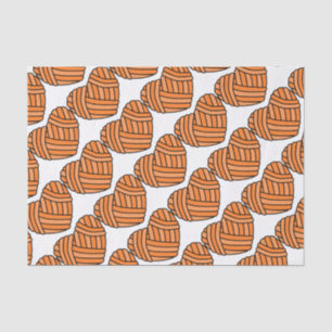 Papel De Seda Bola en forma de corazón grande del hilado