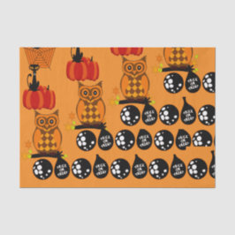 Papel De Seda Bolas De Halloween O Truco De Búas De Búho De Hall