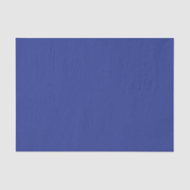 Papel De Seda Bold Minimal Wedding Invite in Deep Blue (Anverso)