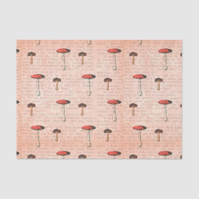 Papel De Seda Boletines y hongos (Anverso)