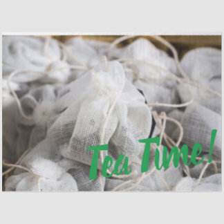Papel De Seda Bolsa de té para los amantes del té
