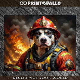 Papel De Seda Bombero Pitbull - 