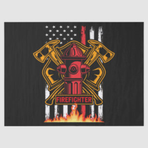 Papel De Seda Bomberos Bomberos Bomberos Bomberos Bomba y Bander