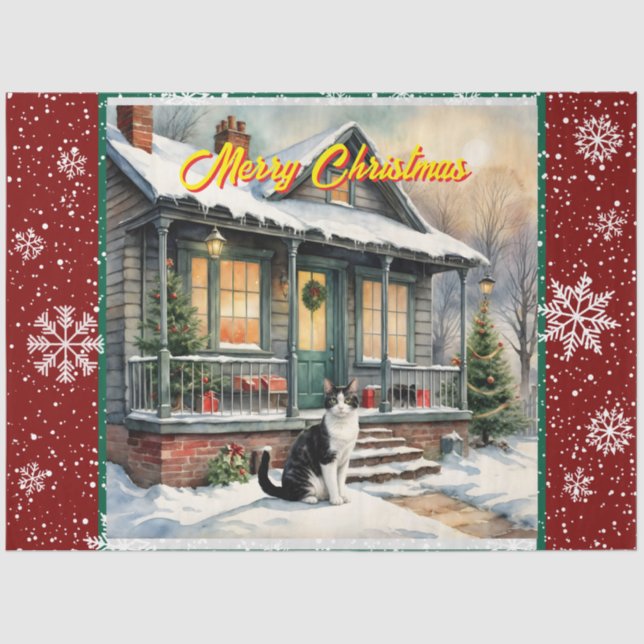 Papel De Seda Bonita colección de moda para Navidades de vacacio (Anverso)