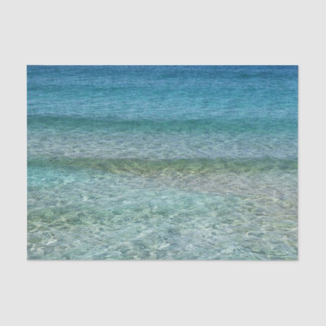 Papel De Seda Bonita playa de arena (Anverso)