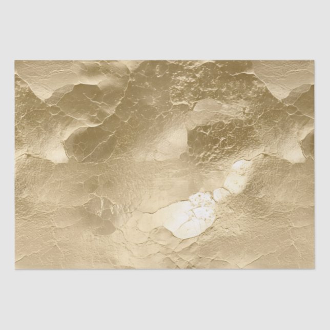 Papel De Seda Bonito Champagne Glamour Gold (Anverso)