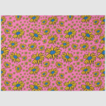 Bonito Daisies amarillo rosa azul