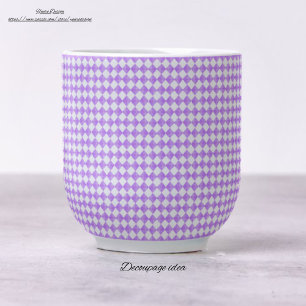 Papel De Seda Bonito diamante morado blanco moderno desenlace de