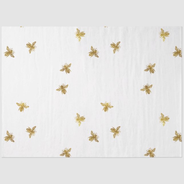 Papel De Seda Bonito diseño de la serie Bee 37 (Anverso)