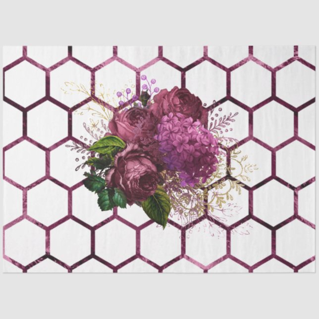 Papel De Seda Bonito diseño de la serie Bee 55 (Anverso)