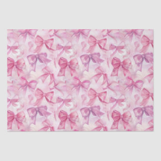 Papel De Seda Bonito En Bocos De Acuarela Rosa