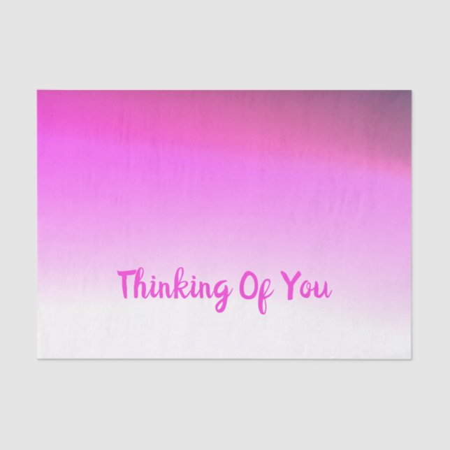 Papel De Seda Bonito en rosa (Anverso)
