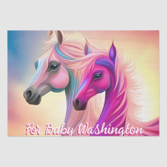 Papel De Seda Bonito Filly O Colt (Anverso)