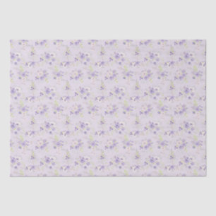 Papel De Seda Bonito lavanda diseño floral tira almohada