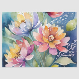 Papel De Seda Bonito Pastel Watercolor Florals