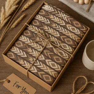 Papel De Seda Bonito patrón azteca