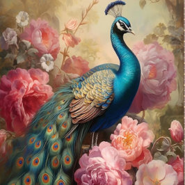Papel De Seda Bonito Peacock