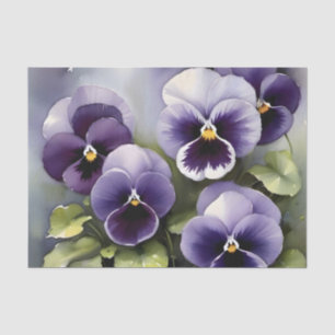 Papel De Seda Bonito púrpura pintura acuarela