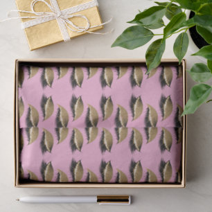 Papel De Seda Bonito Rosa Girly Gold Glam Purpurina Eyelashes