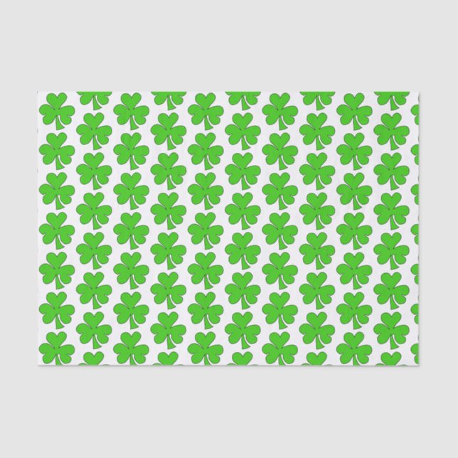 Papel De Seda Bonito Shamrock (Anverso)