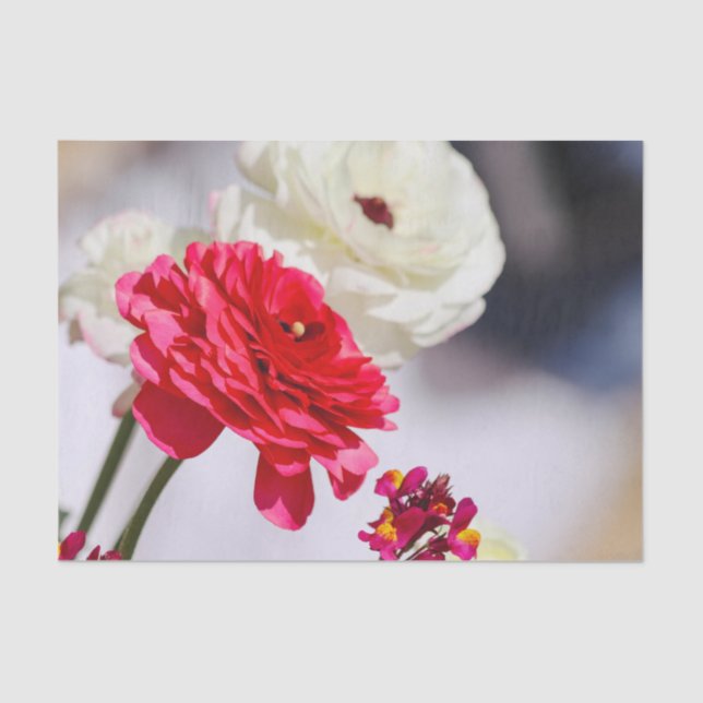 Papel De Seda Bonito Spring Peonies (Anverso)