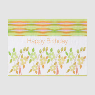 Papel De Seda Bonito Tissue Personalize Happy Birday