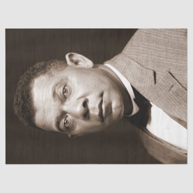 Papel De Seda Booker Washington: Educador afroamericano (Anverso)