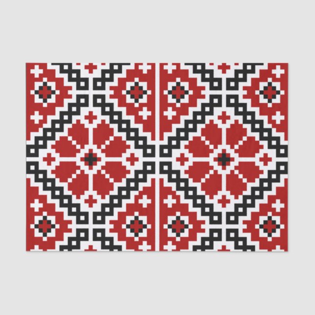 Papel De Seda Bordado ucraniano (Anverso)