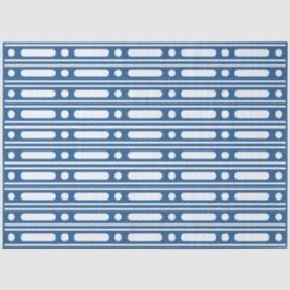 Papel De Seda Borde de puntos de incrustación de hueso azul más 